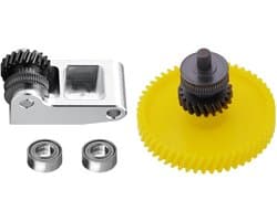 Upgradeset Gehard Stalen Extruder Tandwielen voor Bambu Lab H2D, P1S, X1C – Helikale Aandrijving