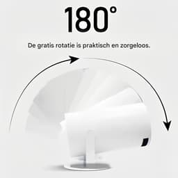EXCITAT Miniprojector - 4K Full HD 1080P-projector - Draagbaar - Ondersteunt WiFi en Bluetooth-connectiviteit - Wit — thumbnail 4