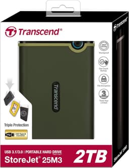 Externe Harde Schijf 2TB 2.5 inch USB 3.0 Schokbestendig Groen — thumbnail 2