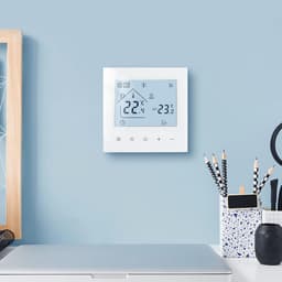 Slimme Wifi Thermostaat voor CV Ketel met Touchscreen en Tuya App Bediening — thumbnail 4
