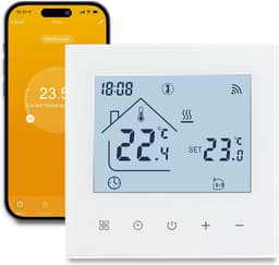 Slimme Wifi Thermostaat voor CV Ketel met Touchscreen en Tuya App Bediening — thumbnail 5