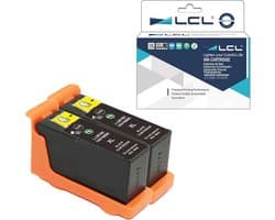 Voordeelverpakking 2 Zwarte Inkt Cartridges Vervangend voor Lexmark 100XL 105XL 108XL (Geschikt voor S300-S305 printers)