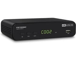 4K UHD TNT Ontvanger met USB-poort voor Digitale Televisie Ontvangst