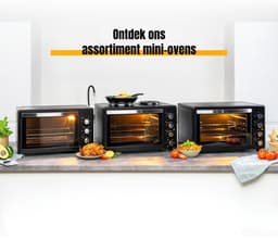RVV® Heteluchtoven - Oven - Airfryer Oven - 45 Liter - 2000 Watt - Zwart - 56cm x 41cm x 35cm — thumbnail 3