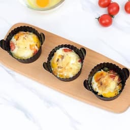 6 stuks-Muffinvormpjes - Eierbakvormpjes - Eierstoomvormpjes - Bakvormen - Siliconen - Eierstoomkommen - Bakaccessoires - Geschikt voor ovens, magnetrons en airfryers - Grijs - 7*9*5,5 cm — thumbnail 5