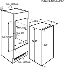 AEG SFE812E1AC - Inbouw koelkast — thumbnail 6