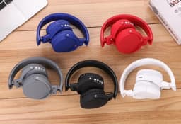 Bluetooth koptelefoon over ear, draadloze koptelefoon en vaste Inklapbaar headsets met een ingebouwde microfoon, Micro SD/TF, FM Geschikt voor: iPhone/Samsung/iPad/Huawei – 650BT Blauw — thumbnail 3
