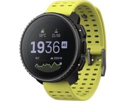 GPS-sporthorloge - ALTIMETER - SUUNTO - VERTICAAL - Zwart Lime Schermdiameter 49 mm