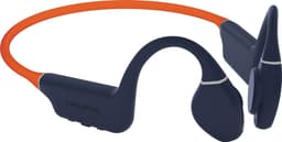 Creative Outlier Free Pro+ Bone-conduction-IPX8-sport hoofdtelefoon met Bluetooth 5.3, verstelbare conducties, geintegreerde 8 GB MP3-speler, tot 10 uur batterijduur, geintegreerde microfoon,waterdicht (blauw en oranje) — thumbnail 2