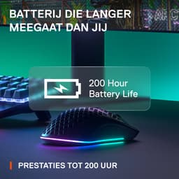 SteelSeries Aerox 3 2022 Edition Draadloze Gaming Muis - Zwart — thumbnail 13