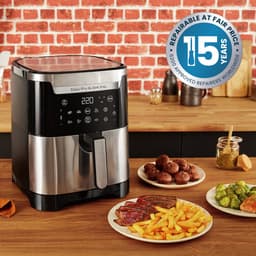 Moulinex Easy Fry & Grill XXL Enkel Vrijstaand Heteluchtfriteuse Zwart, Roestvrijstaal — thumbnail 5