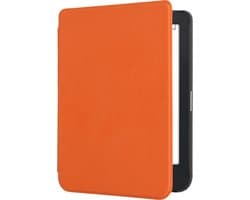kwmobile case geschikt voor Kobo Clara 2E hoes - E reader cover van microvezel - Hoesje in oranje
