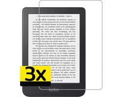 Screenprotector - Geschikt voor Kobo Clara 2E - 3 Stuks - Extra Sterk - Beschermglas - Gehard Glas - Tempered Glass - Screen Protector