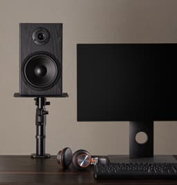 Speaker standaard bureau - standaard voor boxen - bureau speakers op hoogte - luidspreker standaard - set van 2 stuks — thumbnail 4