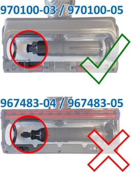 Compatibele High Torque Drive Borstel geschikt voor de Dyson V11 Stofzuiger — thumbnail 3