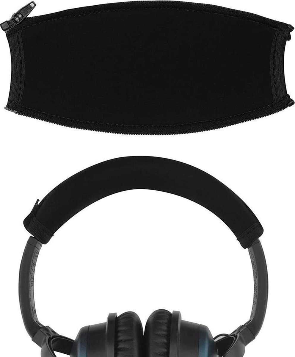MMOBIEL Hoofdband Kussen voor Bose QuietComfort QC2 / QC15 - ZWART — afbeelding 1