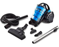 MEDION stofzuiger zonder stofzak P2000 (700 watt vermogen, 2 liter stofreservoir, wasbaar HEPA 13 filter, 8,5 m werkbereik, MD 11905) blauw