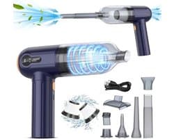 15000PA Draadloze Handstofzuiger 3-in-1 Krachtige Stofzuiger - Mini Licht Stofzuigers met Led-display - USB Oplaadbaar - Stofborstel-spleetmondstuk für Thuis Auto Kantoor Huisdier handstofzuiger