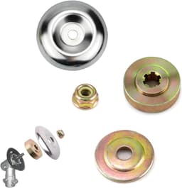Metaal vervangingsmessen kit voor grasmaaier - Adapter en bevestigingsset voor bosmaaier — thumbnail 1