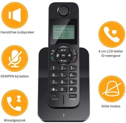 VELTRR® Senioren Mobiele Telefoon 4g - Senioren GSM - Zwart — thumbnail 4