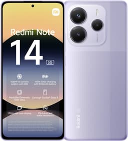 Xiaomi Redmi Note 14 - 5G - 8GB/256GB - Lavender Paars — thumbnail 1