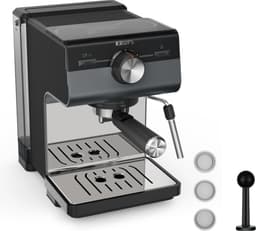 Krups Authentic+ C40 XP384G - Pistonmachine - Inclusief Melkopschuimer - Stijlvol Design - Compact - Geschikt voor Espresso en Latte — thumbnail 12
