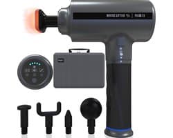 Verwarmd Percussiemassagepistool voor Spierherstel en -verlichting - 5 Massagekoppen