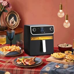 Aigostar 30I0T Joy - Airfryer XXL - Heteluchtfriteuse - 12 Automatische Programma's - 8L - Zwart — thumbnail 12
