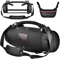 Lovnix - Draagriem JBL Boombox 3 Speaker met Kabel Opbergtas - Schouderband - Bluetooth Luidspreker - Open Case - Draagbare Schouderriem - Reistas - Opbergtasaccessoires - Zwart — thumbnail 2
