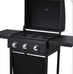 Gas Barbecue Vaggan 139 x 56,5 x 106 cm Black — thumbnail 2