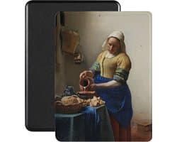 Lunso - Geschikt voor Kobo Glo / Glo HD / Touch 2.0 hoes (6 inch) - Vegan Saffiano Leren sleep cover - Vermeer Melkmeisje