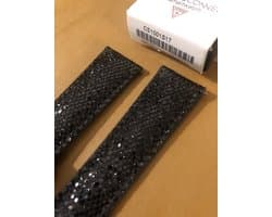 Horlogebandje Guess connect smartwatch zwart glitter band voor 41mm kastmaat