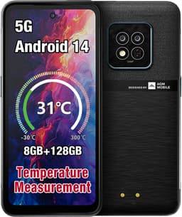 AGM X6 Phantom Transparant 5G robuuste smartphone — thumbnail 5