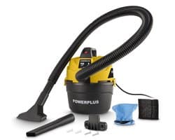 Powerplus elektrische stofzuiger nat-droog POWX318 - 750W stofzuiger werkruimte, huis, tuin, auto - 4l tank - met 2 acc.