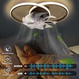 Plafonniere met Ventilator - Plafondventilator - Plafondventilator Afstandsbediening — thumbnail 2