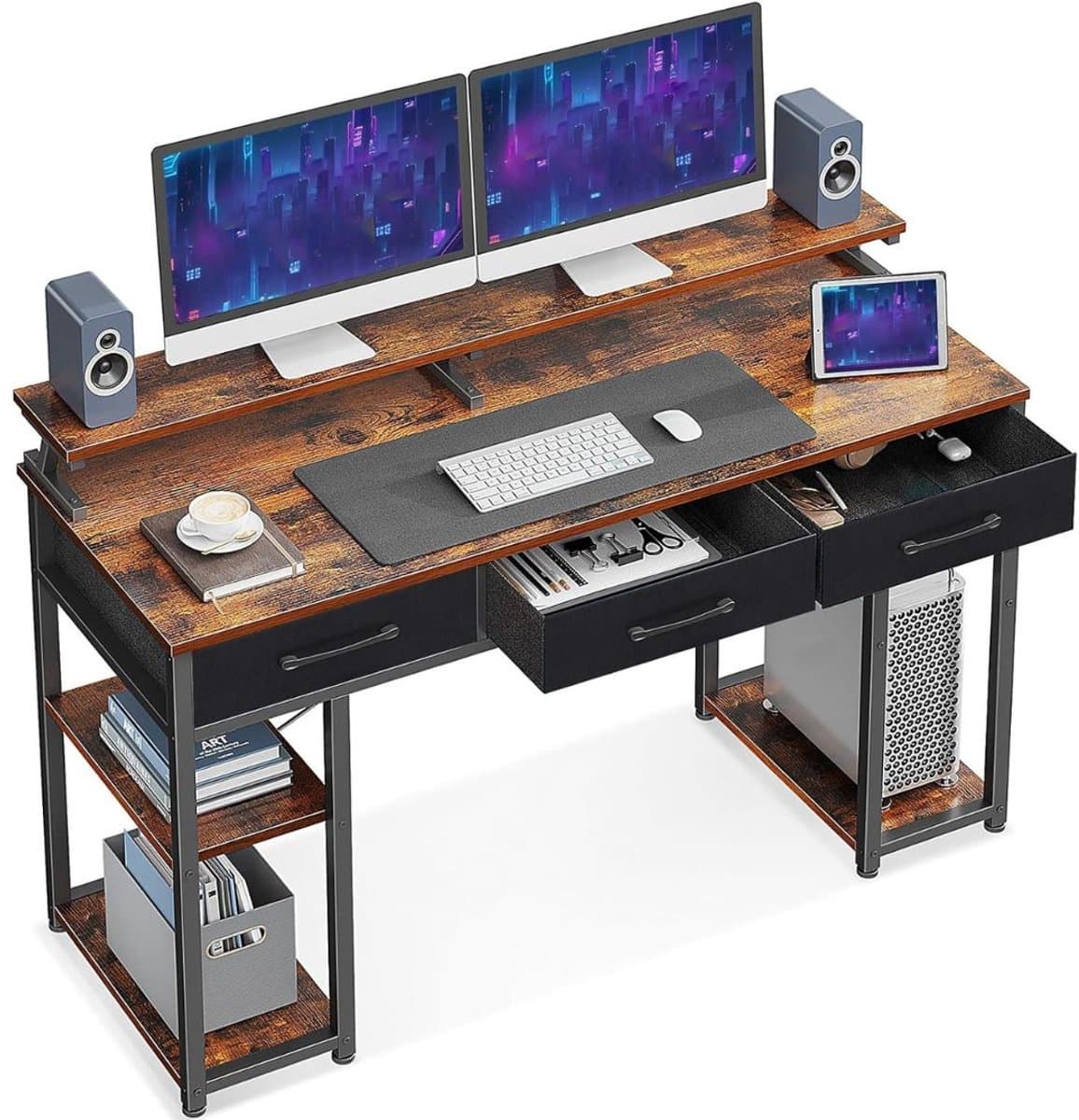 Hoekbureau Gaming - Bureau L Vormig - Computer Desk — afbeelding 1