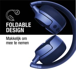 Fresh ‘n Rebel Code Fuse – Draadloze on-ear koptelefoon - Bluetooth - 30 uur Speeltijd - Blauw - True Blue — thumbnail 4