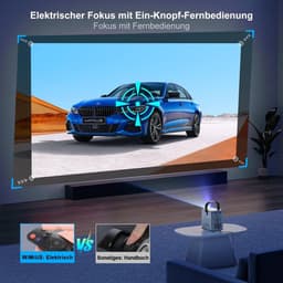 Mini beamer - Projector - Beamerscherm - Projectiescherm - Outdoor & Indoor Projector - — thumbnail 3