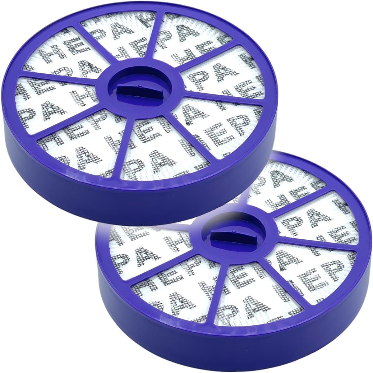Fixem Geschikt voor Dyson Stofzuiger Filter DC04 DC05 DC08 DC19 DC20 DC29 – Vervangt 90022801 – HEPA Voorfilter – Alternatief Stofzuigerfilter – 152x29x152mm - Filter rond - Filter paars - 2 Stuks — afbeelding 1