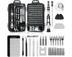 Geschikt voor Handgereedschap 138 in 1 Mini Schroevendraaier Set Precisie Kit Gereedschap Kleine Doos Torx Schroevendraaier Computer Demontage Laptop PC Voor MacBook, iPhone, Reparatie, Brillen, DIY, Horloge, Smartphone Cis