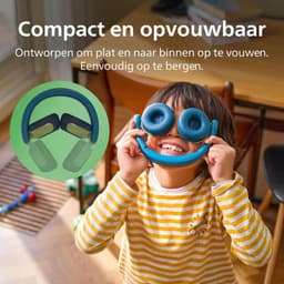 PHILIPS TAK4200CT 4200-serie On Ear draadloze opvouwbare hoofdtelefoon voor kinderen - 45 uur afspeeltijd, beperkt volume, Audio delen, laadkabel meegeleverd - Ambiant verlichting - Kristalgroen — thumbnail 8