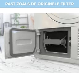 Bramokava 1x Filter geschikt voor Miele Droger 9164761 - 210 x 155 x 30 mm - Spons Foam Schuimfilter — thumbnail 7