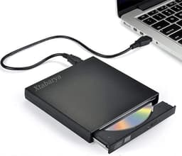 CD-ROM Speler Externe Dvd Usb 2.0 DVD-ROM Drivecd Rw Optische Drive Recorder Draagbare Voor Macbook Laptop Computer Pc Windows 7/8 zwart — thumbnail 1