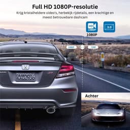 CRLYN® Dashcam voor Auto - Dual - Camerabewaking - Full HD - Zwart — thumbnail 5