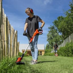 Dual Power Accu-grasmaaier en grastrimmer POWDPG75567 - Grasmaaier van 20 V en 340 mm Ø en grastrimmer van 20 V en 240 mm Ø, met accu en lader — thumbnail 5