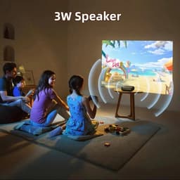 Byintek SKY K6 - Draagbare LCD Projector - Full HD Ondersteuning - Digitale Zoom 50-100% - WiFi & Bluetooth - Ingebouwde HiFi Speaker - Geschikt voor iOS/Android — thumbnail 3