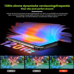 Blackview BL9000 - Robuuste Smartphone - 5G - 24GB RAM - 512GB - 120Hz 6.78'' FHD - 8800mAh/120W - 50MP+50MP - IP68 Waterdicht - 1.32" Achterkant Dsiplay - NFC - GPS - Goud — thumbnail 13