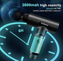 Massagepistool, Spierpercussiemassagepistool met 30 Snelheden Stille Handmassagepistool met LCD Aanraakscherm 10 Koppen Massagepistool voor Schouderlichaam Rugontspanning — thumbnail 5
