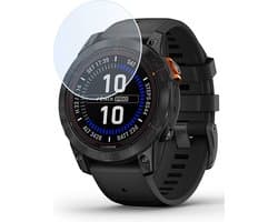 Screenprotector - Geschikt voor Garmin Fenix 7 Pro - Extra Sterk - Tempered Glass - Gehard Glas - Beschermglas Screen Cover - Bescherm Protector voor Smartwatch