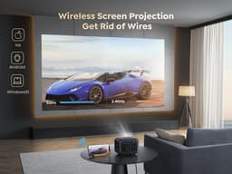 Toptro TR25 - Projector - Draagbaar - 1080P - Smart TV - 9500 Lumen — thumbnail 3